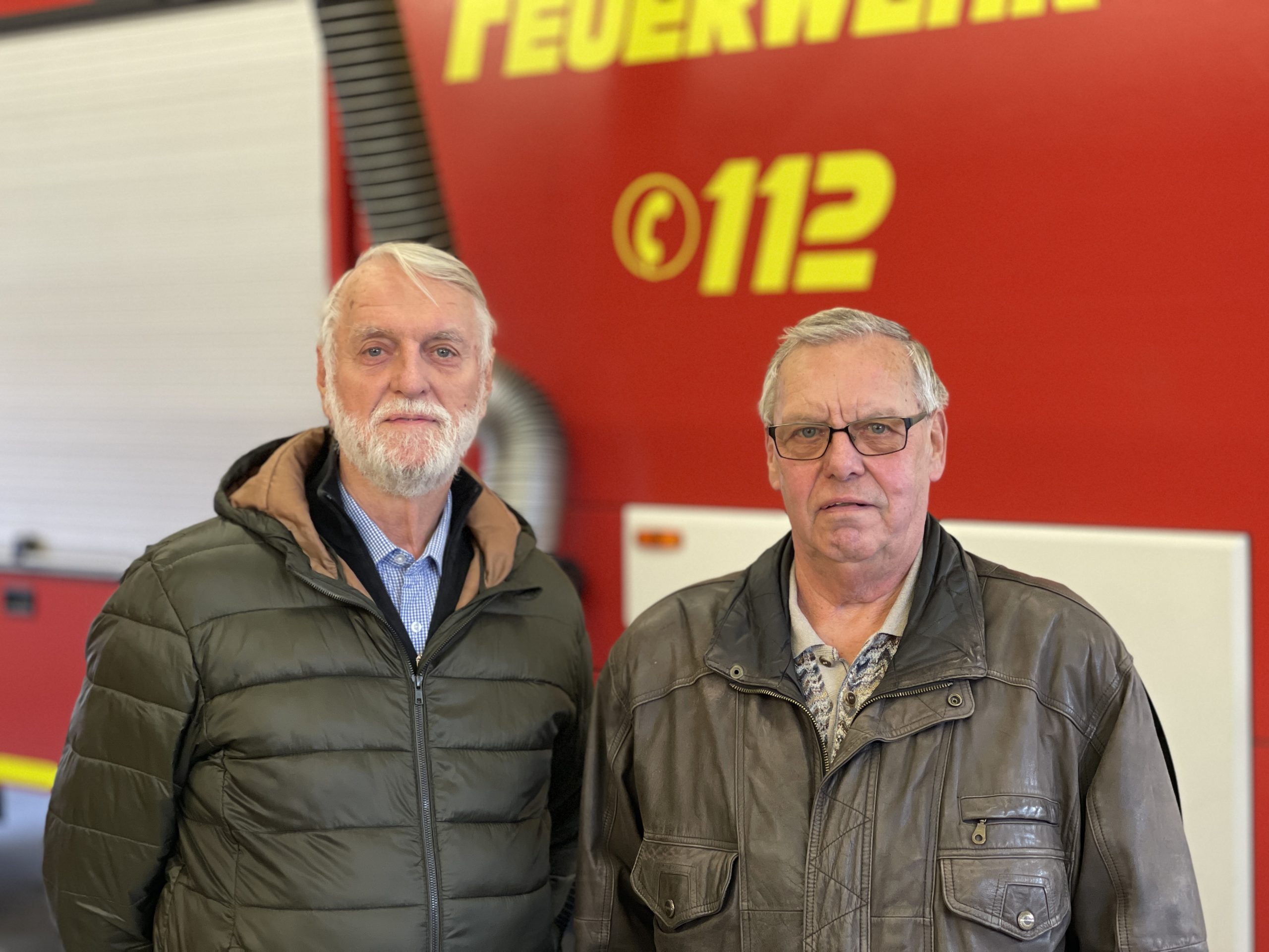 Erhard Schulz und Wilfried Krüger. Foto: Stadt Werder (Havel) / hkx